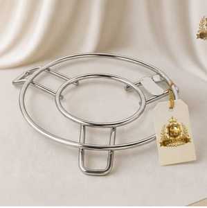 Heavy Duty Stainless Steel Rod Trivet Slatted Hot Pot Holder <b>Heat</b> <b>Resistant</b> Cooking Rack <b>Table</b> <b>Protector</b> - Product Image 2