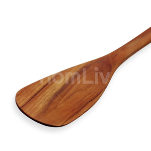 OEM Natural Eco Friendly Leora Teak Wood Spatula Sustainable Food Safe No <b>Paint</b> and Varnish Halal Customized Wood Turner Spoon - Product Image 2