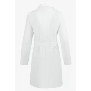 Uniforme Médico OEM Blanco con Cuello Alto, Conjunto de Uniformes de Trabajo para Hospital, Uniformes Médicos de Manga Corta para Mujer - Product Image 6