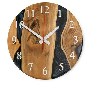 Wooden and Resin Antique Luxury Wall <b>Clock</b> with Needle Display for Home and Office Decor High Quality Resin Materials - Product Image 1