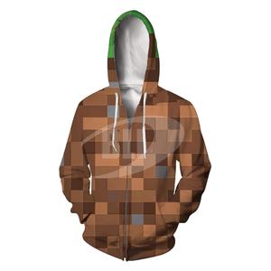 Sweat à capuche zippé pour homme, sweat à capuche en sublimation 3D, 100% polyester, sweat à capuche zippé, coupe ajustée et surdimensionnée pour hommes et femmes - Product Image 1