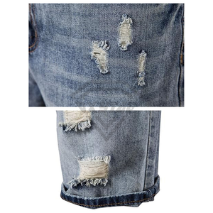 Wholesale Streetwear Vintage Washed Ripped Denim <b>Jean</b> Shorts Manufacturer Custom Baggy Blank <b>Jeans</b> Short <b>Men</b> OEM Serviced - Product Image 4