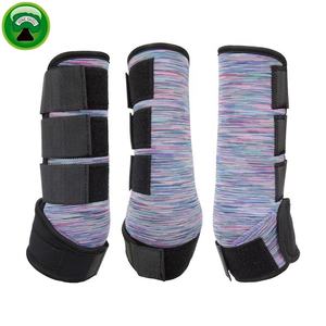 Ensemble de bottes d'écurie overreach pailletées cheval - Product Image 4