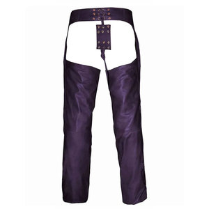 Chaps en cuir fabriqués par OEM à prix raisonnable, concevez vos propres chaps d'équitation en cuir pour hommes, à la mode - Product Image 5