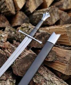 Couteau à pointe de lance en acier avec manche en plastique, lame droite de qualité industrielle, épaisseur 0,7 mm - Product Image 2