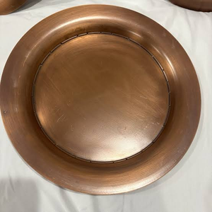 จานรองทองแดงสำหรับงานเลี้ยงอาหารค่ำ คุณภาพดีที่สุด ราคาถูกที่สุด - Product Image 4