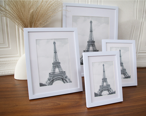 Home Usage Weathered <b>Black</b> 10*15 Photo Display Pack 2 Solid Wood Picture Clear Glass Natural Wood <b>A3</b> Hanging Art Wall Mounting - Product Image 4