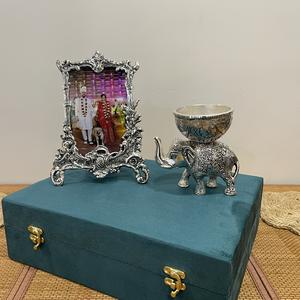 การ์ดเชิญชุบเงิน / ของขวัญขอบคุณพร้อมกล่องของขวัญพรีเมียม (009) - Product Image 2