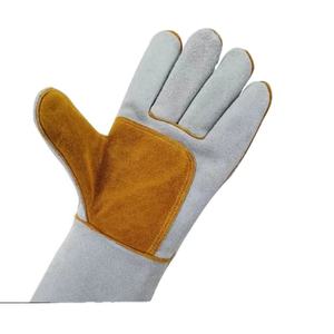 Gants de soudage en cuir de vachette pleine fleur résistants à la chaleur de l'argon pour la sécurité au travail (vente en gros) - Product Image 2