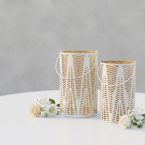 Fabricants de porte-bougies votives en métal découpé personnalisés pour la décoration de la maison et les mariages - Product Image 4