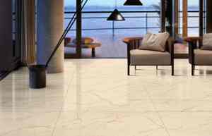 Azulejos de Porcelana Pulida con Aspecto de Mármol de Vetas Continuas de Primera Calidad, 600x1200 mm, Patrón Continuo para Vestíbulos de Hoteles de Lujo - Product Image 2