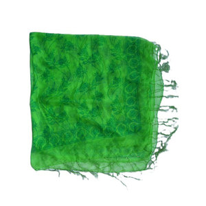 Elegant Women Fringes Chiffon Fringed Scarf Lightweight Soft Sheer <b>Wrap</b> Shawl Fashion Neck <b>Head</b> Cover Summer Beach Party Evening - Product Image 2