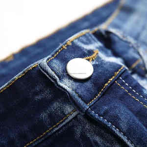 Jeans de moda para hombres Venta al por mayor Pantalones de mezclilla Slim Fit Hombres Diseñador Stretch Denim Blue and Black Jeans Hombres de Pakistán - Product Image 3