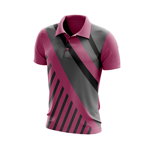 Camisa de Hombre de Punto Estampada de Moda de Lujo, 100% Poliéster, Cómoda, Ligera, Transpirable, Manga Corta, Servicio OEM - Product Image 4