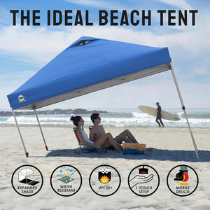 Portable Four-Season Extended Type One-Bedroom Single Layer Pop-Up <b>Canopy</b> <b>Tent</b> for Outdoor Camping Garden Parties & Weddings - Product Image 5