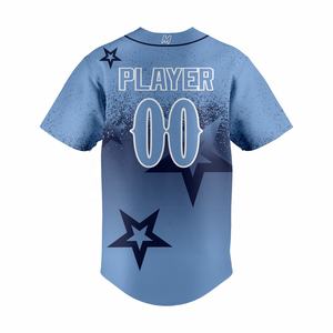 Camiseta de Béisbol Personalizada de Alta Calidad para Hombre 2025, Camiseta Deportiva Transpirable, Diseño Estampado por Transferencia de Calor, Tallas Grandes, Venta al Por Mayor - Product Image 3