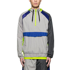 Chándal Cortavientos Unisex de Nuevo Diseño 2026, Transpirable para Verano, con Forro Personalizado y Diseño de Parches a Color, para Hombre - Product Image 1