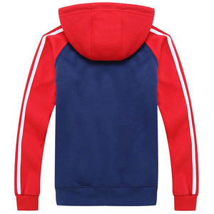 Sweat à capuche polaire personnalisé pour homme avec logo imprimé numériquement sur le devant – Respirant, écologique, polyester/coton, streetwear d'hiver 2026 - Product Image 6