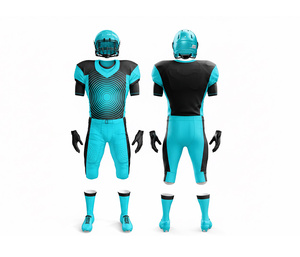 Maillots de football américain haut de gamme, uniformes personnalisés pour équipes, vente en gros, kit de football d'équipe |   Vêtements de sport en polyester respirant - Product Image 4