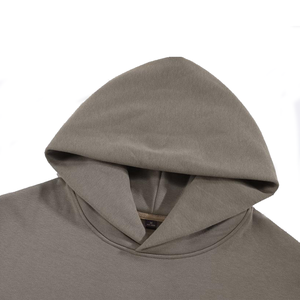 Custom Print Embroidered Unisex Hooded Sweatshirt Cotton Polyester Spandex <b>Wool</b> Regular Fit Casual Solid Color Pullover Knitted - Product Image 5