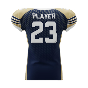 High Quality Breathable Moisture-Wicking Quick Dry American Football Jersey Heat-Transfer Printed Half Sleeve 100% Polyester for - Product Image 2