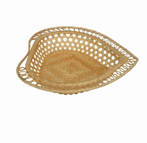 Vente en gros Panier de rangement rectangulaire en bambou Style vintage 100% Matériau naturel du Vietnam - Product Image 5