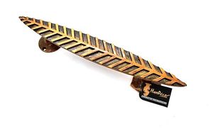Poignée de tiroir en laiton en forme de feuille, bouton de meuble rustique pour la décoration de la maison et du bureau, design original et durable - Product Image 6