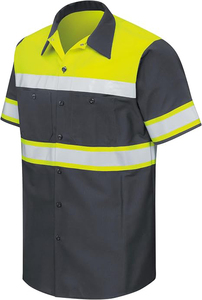 เสื้อโปโล RELICSTAR CARPORATION สีส้มสะท้อนแสงสำหรับทุกเพศ  แถบสะท้อนแสง ชุดทำงาน ยูนิฟอร์ม ผ้าฝ้าย สวมใส่สบาย กันลม - Product Image 5