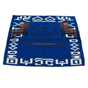 Manta de Silla de Montar Occidental Hecha a Mano, 100% Lana de Nueva Zelanda, 34 x 36, Personalizada - Product Image 4