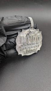 Laysware Jewels - Amuleto de Lujo con Incrustaciones de Moissanita 100% Pura en Plata de Ley 925, Estilo Hip Hop, para Hombre y Mujer, Uso Diario - Product Image 6