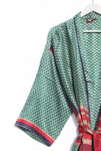 New Arrival Dressing Gown Beachwear <b>House</b> Coat Robe Gifts for Her Valentines Gifts <b>Silk</b> Kimono for Women - Product Image 5