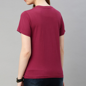 Camisetas de Mujer Más Vendidas, Ecológicas, 100% Algodón, Corte Ajustado, MOQ Bajo, Personalizables, Ropa de Verano para Exteriores - Product Image 4