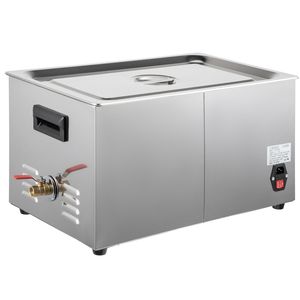 Pulitore a Ultrasuoni Professionale in Metallo a Doppia Frequenza da 30L per Strumenti Dentali e Componenti, Nuovo 28/40kHz con Timer e Riscaldatore - Product Image 3