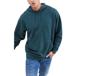Prix de gros Logo uni Coton biologique Sweat-shirt pour hommes Polaire vierge Surdimensionné Impression personnalisée Sweats à capuche pour hommes Exportation depuis BD - Product Image 3