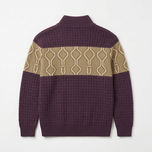 Compra al por Mayor Directa de Fábrica, Sudaderas con Capucha Unisex de Algodón Tejido de Alta Calidad, con Cierre de Cremallera de un Cuarto, Forro Polar Ecológico - Product Image 2