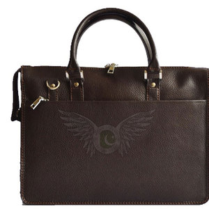 Sac pour ordinateur portable en cuir véritable durable, avec rangement fonctionnel pour fournitures de travail, idéal pour le quotidien et les voyages d'affaires - Product Image 6