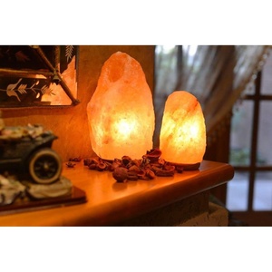 IMPEX Lámpara de Sal Rosa del Himalaya Tallada a Mano de Alta Calidad para Decoración del Hogar con Regulador de Intensidad Tacto Real Novedad Personalizada - Product Image 5