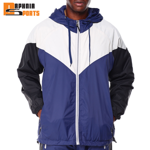 Ensemble de survêtement pour homme personnalisé, imperméable, respirant, à séchage rapide, coupe-vent, en polyester/nylon, style streetwear, pantalon de survêtement, veste zippée - Product Image 2