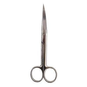Ciseaux chirurgicaux de qualité supérieure en acier inoxydable, réutilisables, tranchants/à pointe arrondie, droits et courbés, pour la chirurgie médicale - Product Image 2