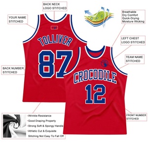 Camiseta de Baloncesto Personalizada de Poliéster Sublimado, Impresión por Transferencia de Calor, Nombre del Equipo, Número, Diseño de Malla sin Mangas para Entrenamiento (XS - Product Image 5