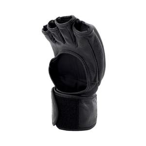 Gants de combat MMA Sanda officiels UFC Pro en cuir de vachette véritable noir pour la compétition, gants de kick-boxing d'extérieur à demi-doigts, vente en gros - Product Image 3