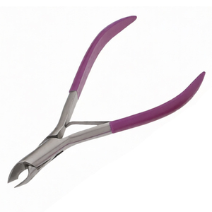 Juego de Manicura Profesional de 4 Piezas en Rosa Intenso, Kit de Cuidado de Uñas con Herramientas de Acero Inoxidable, Estuche de Viaje, Cortaúñas, Pinzas y Lima - Product Image 3