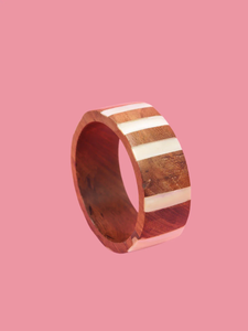Cute Metal and <b>Mop</b> Napkin Ring with Stripe Decoration Handmade Eco-Friendly Napkin Holder for Table Wedding Party Kitchen Use - Product Image 6