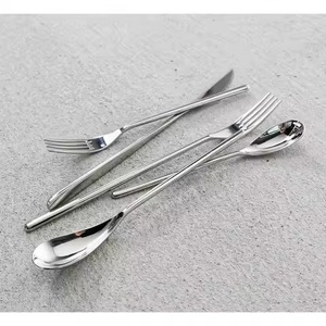 Ensemble de couverts en acier inoxydable de qualité supérieure, collection de couverts en métal pour tables de luxe, hôtels et restaurants - Product Image 6