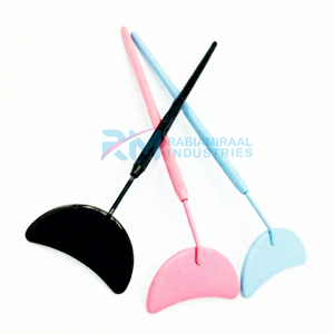 กระจกแต่งหน้าแบบใช้ด้านเดียว สีชมพู/ฟ้า/ดำ 3 สีเคลือบผง  สำหรับต่อขนตา อุปกรณ์เสริมความงามขนตา - Product Image 2