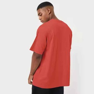 T-shirt pour homme en coton 100% de haute qualité fabriqué par le fabricant, t-shirt uni surdimensionné à épaules tombantes, vente en gros - Product Image 5