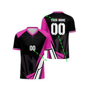 Custom Black Blue <b>Soccer</b> Jersey V-Neck Short Sleeve Sublimated Print Solid Moisture Wicking Front Logo Mesh Unisex Adult Apparel - Product Image 5