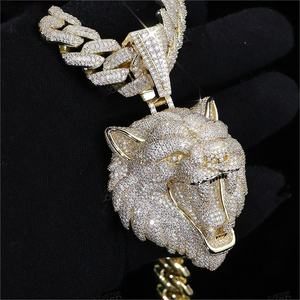 Collar con Colgante de Diamantes de Oro Sólido de 18K Unisex, Certificado por IGI, Joyas de Ámbar, Estilo Hiphop, Corte Brillante, Diamante Natural Color E - Product Image 3