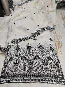 Premium Sequence Embroidery Fabric For Women Fashion Wear Designer <b>Garments</b> Party Wear Dresses Kaftan Abaya Bridal Wear - Product Image 6