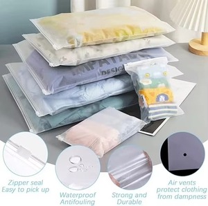 Bolsas de Almacenamiento de Ropa Reutilizables para Viaje, Bolsa de Plástico con Cierre para Ropa y Zapatos, Bolsas Ziplock Esmeriladas para Ropa - Product Image 3